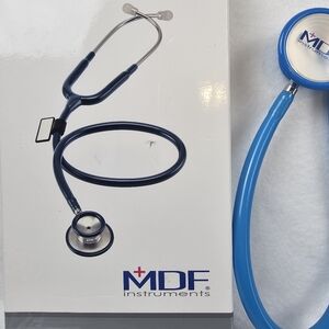 MDF Acoustic 747XP Stethoscope‎ Azure Blue Heartbeat Nurse Doctor Medical Care